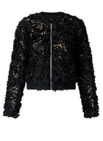 Load image into Gallery viewer, Dora Floral Applique Bomber
