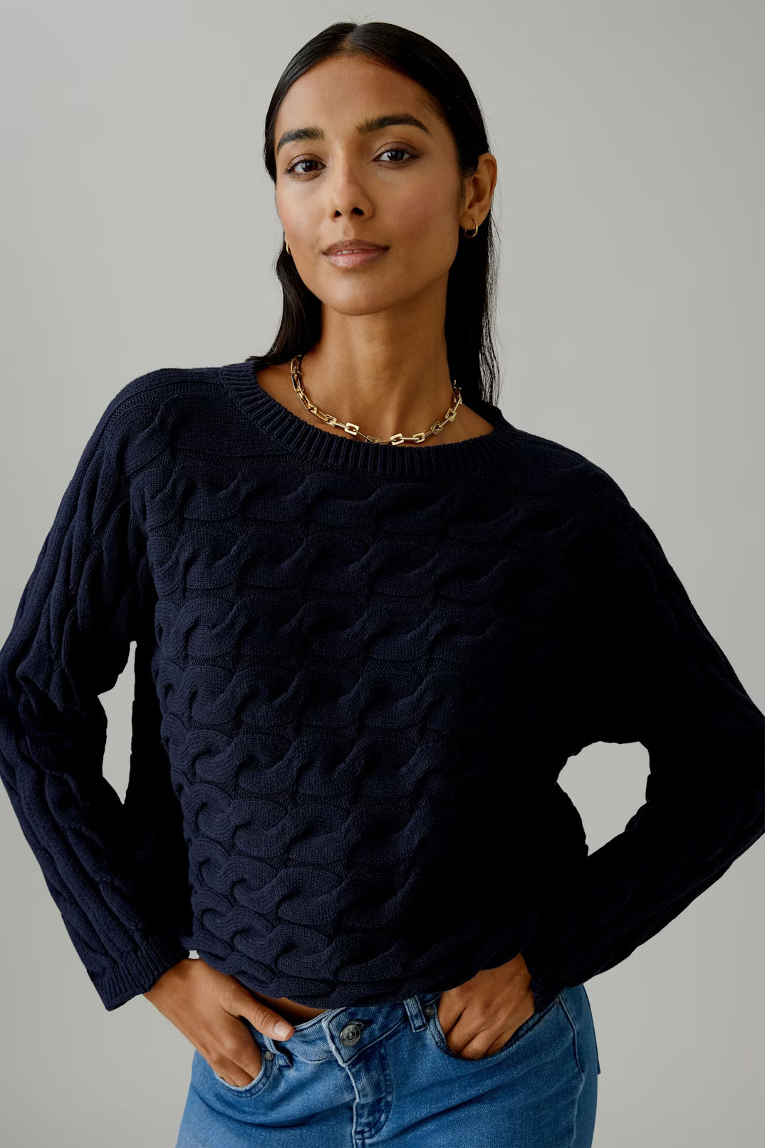 Sirah Cable Pullover