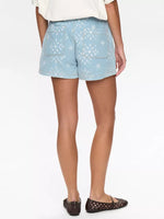 Load image into Gallery viewer, Delilah Eyelet Denim Shorts
