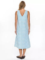 Load image into Gallery viewer, Delilah Eyelet Denim Dress
