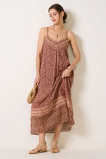 Load image into Gallery viewer, Coastal V-Neck Maxi Dress
