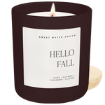 Load image into Gallery viewer, Hello Fall 15 oz Soy Candle
