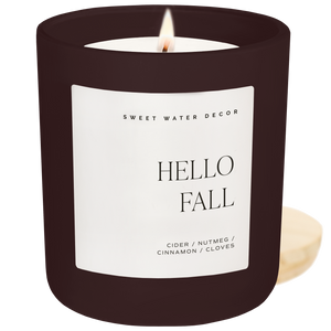 Hello Fall 15 oz Soy Candle