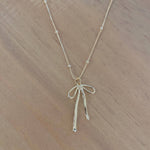Load image into Gallery viewer, Bow Charm Necklace
