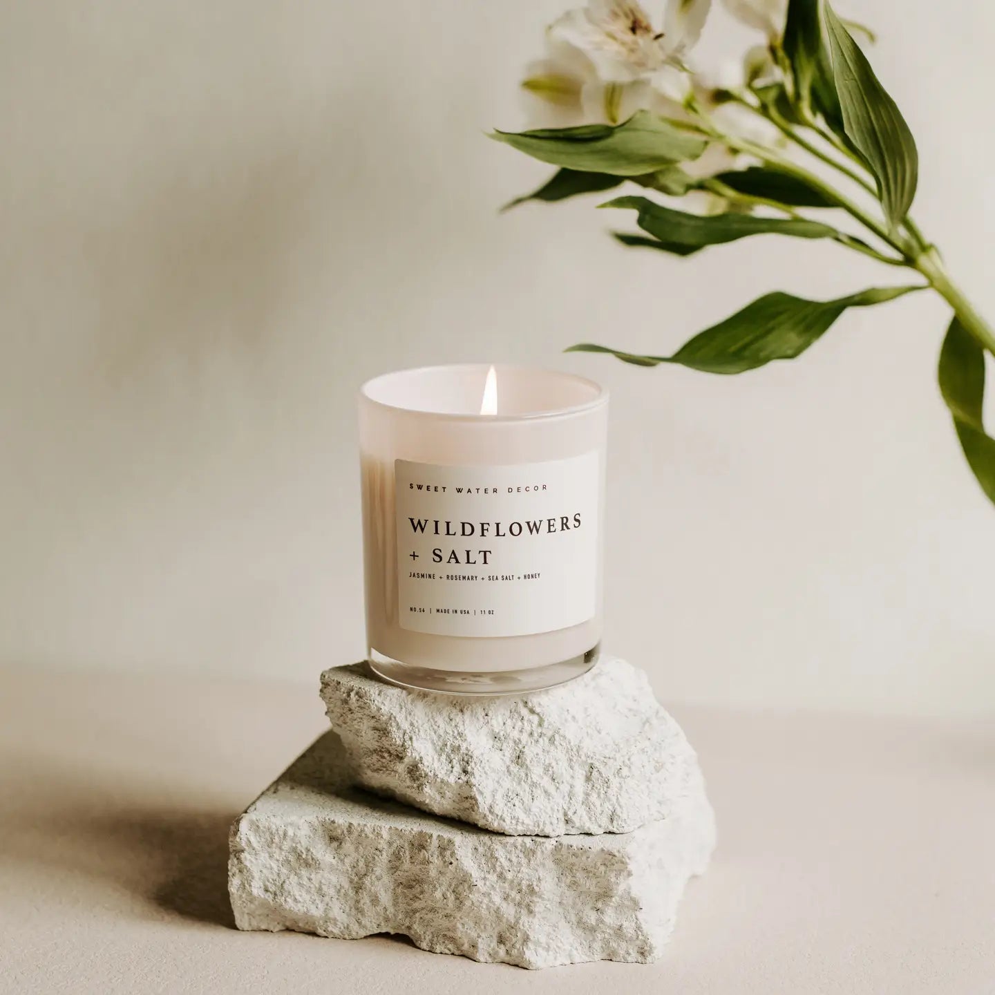Wildflowers &  Salt - 11oz Soy Candle