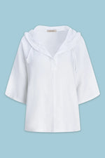 Load image into Gallery viewer, Afterglow Hooded Linen Top
