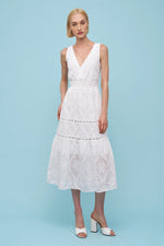 Load image into Gallery viewer, Elsie Eyelet Dress
