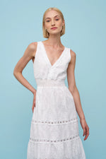 Load image into Gallery viewer, Elsie Eyelet Dress
