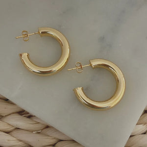 Thick Hoop Earring