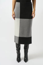 Load image into Gallery viewer, Jacquard Colour Block Skirt
