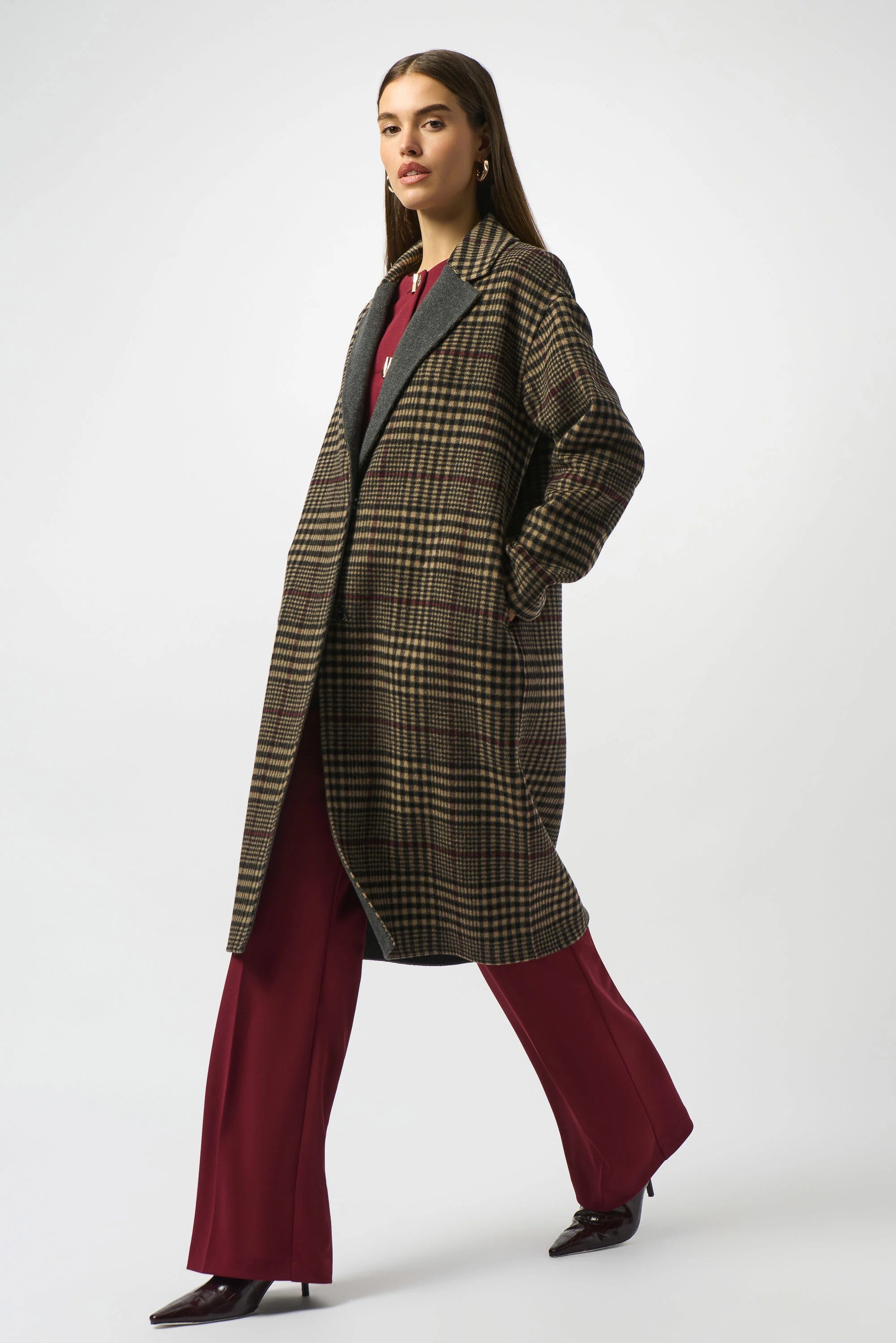 Rosa Plaid Coat