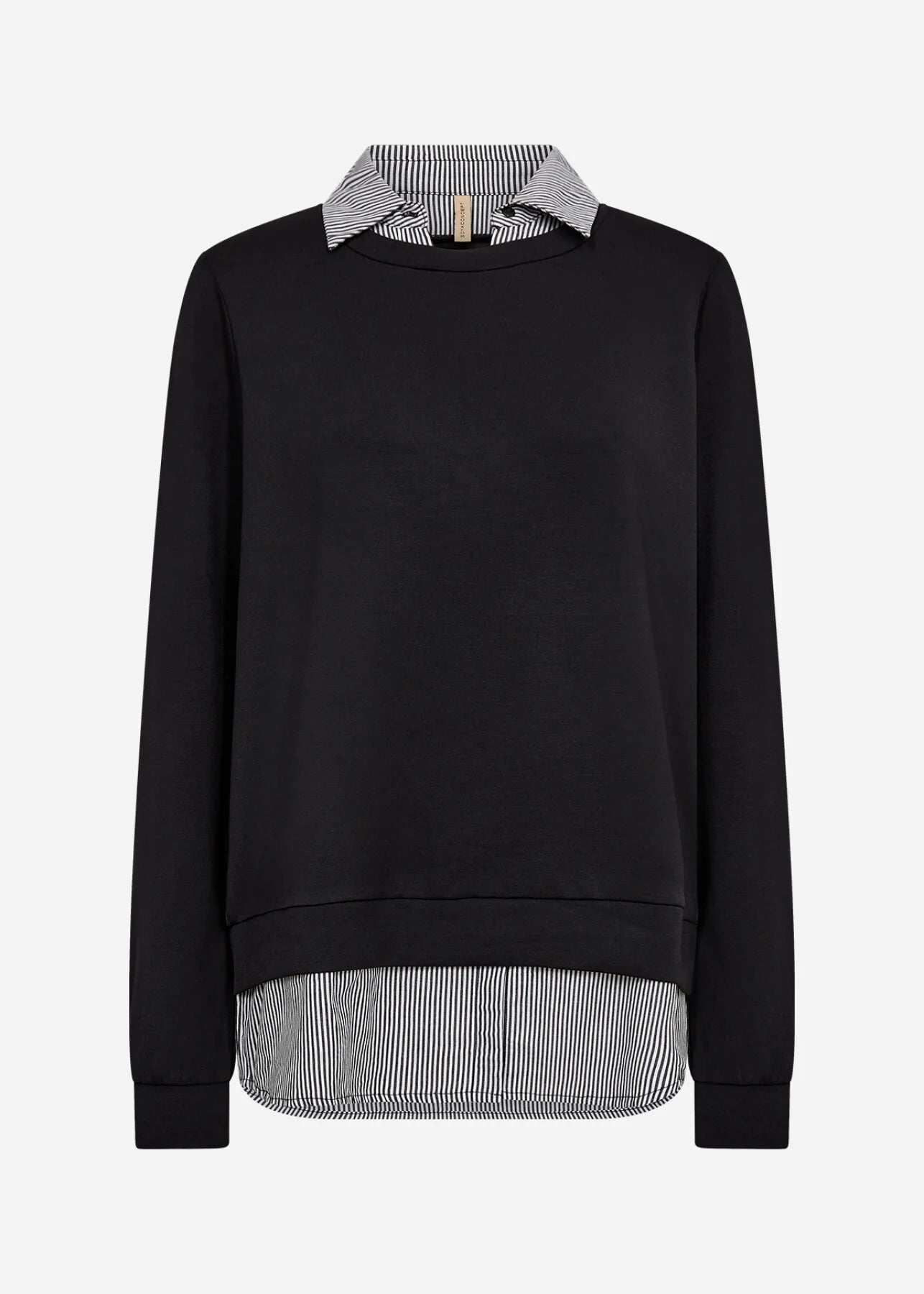 Bana Sweater with shirt detail