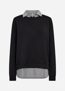 Bana Sweater with shirt detail