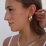 Load image into Gallery viewer, Coco Chunky Hoop Earrings
