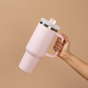 Blush Pink 40 oz Travel Tumbler