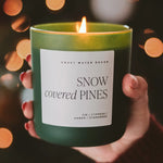 Load image into Gallery viewer, Snow Covered Pines -15oz Candle
