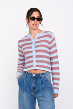 Load image into Gallery viewer, Paulie Stripe Cardigan
