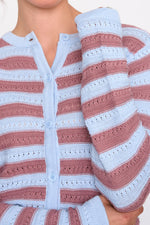 Load image into Gallery viewer, Paulie Stripe Cardigan
