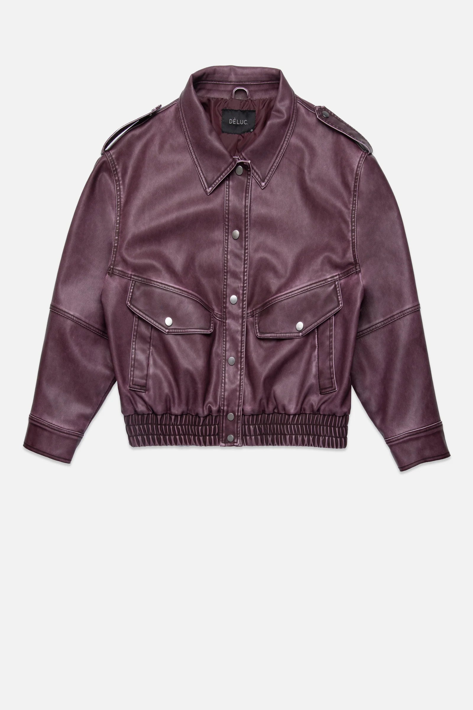 Tommie Faux Leather Jacket