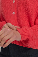 Load image into Gallery viewer, Mirna Cardigan- Geranium

