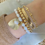 Load image into Gallery viewer, Gold Bead Bracelet
