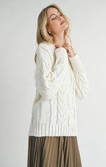 Load image into Gallery viewer, Montana Cable Sweater
