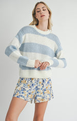 Load image into Gallery viewer, Clara Chunky Stripe Sweater
