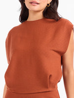 Load image into Gallery viewer, Cedar Tapered Knit Top
