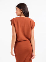 Load image into Gallery viewer, Cedar Tapered Knit Top
