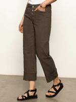 Load image into Gallery viewer, Luna Cuffed Denim - Kalamata
