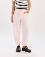 Load image into Gallery viewer, Villa Drawstring Barrel Jean - Petal
