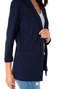Boyfriend Blazer - Cadet Blue