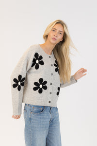Jorgie Flower Cardigan