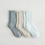 Load image into Gallery viewer, Scalloped Crew Socks
