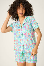 Load image into Gallery viewer, Paddle Party Short PJ Set
