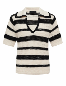 Knitted Collared Top