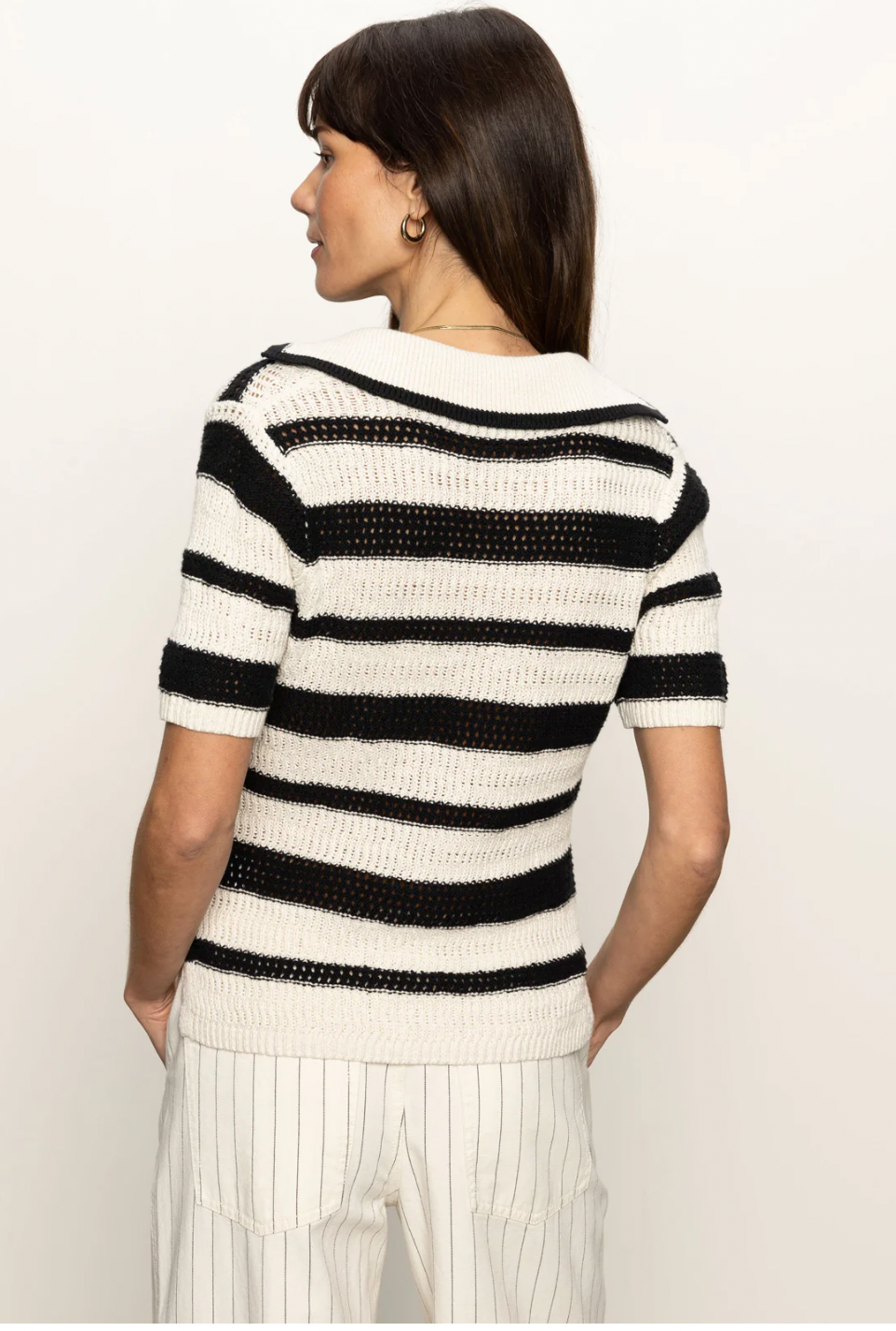 Knitted Collared Top