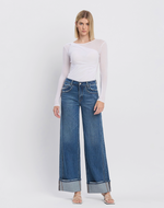 Load image into Gallery viewer, Kriss Baggy Wide Leg Jean
