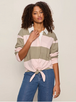 Load image into Gallery viewer, Rugby Tie-Front Tee
