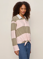 Load image into Gallery viewer, Rugby Tie-Front Tee
