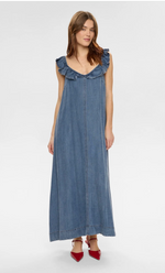 Load image into Gallery viewer, Lydia Washed Denim Dress
