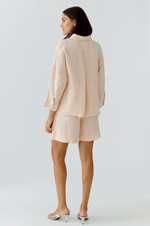 Load image into Gallery viewer, Peach Tree Linen Blouse
