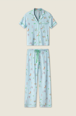 Load image into Gallery viewer, Putter Pup Cropped PJ Set
