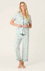 Load image into Gallery viewer, Cool Cat Cropped PJ Set
