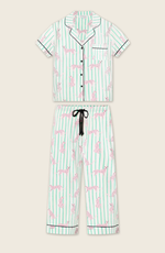 Load image into Gallery viewer, Cool Cat Cropped PJ Set
