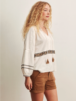 Load image into Gallery viewer, Retreat Embroidered Blouse
