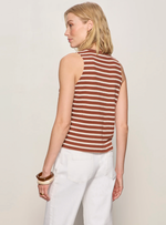 Load image into Gallery viewer, Campari Knit Tank- Clay Stripe
