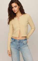 Load image into Gallery viewer, Cera Long Sleeve Cardigan- Butter
