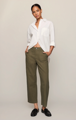 Load image into Gallery viewer, Colman Bowed Pant- Golden Olive
