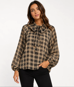 Load image into Gallery viewer, Tess Tie Neck Blouse
